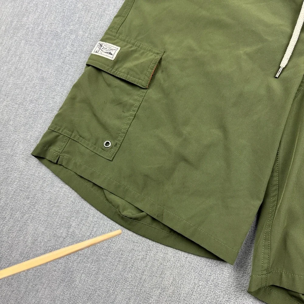 Polo Ralph Lauren Shorts Mens Large Green Kailua Swim Trunks Beach Classic Fit